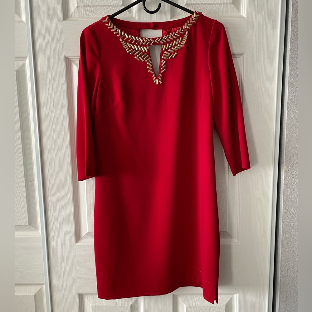 LAUNDRY by Shelli Segal Women’s Cherry Red Dress Size 2